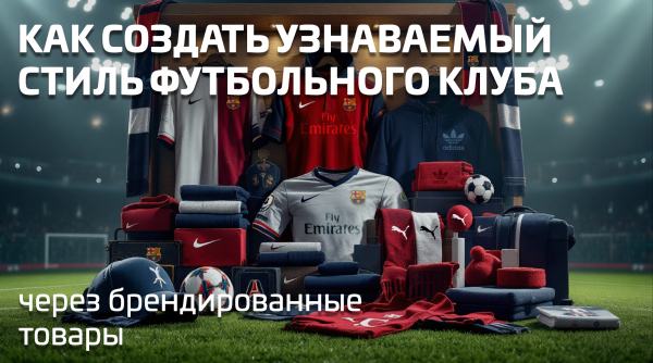 Как создать узнаваемый стиль футбольного клуба через брендированные товары