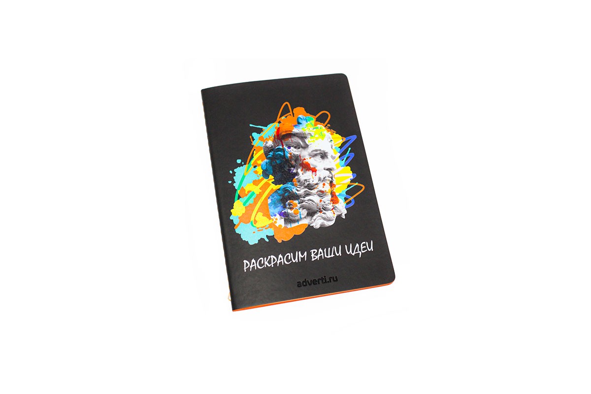 Блокнот Latte new slim А5, чёрный