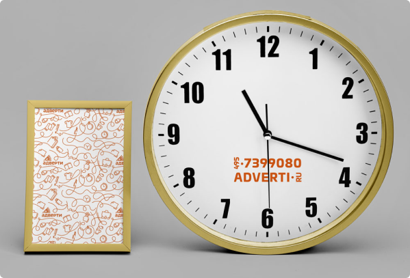 Нанесение логотипов на часы