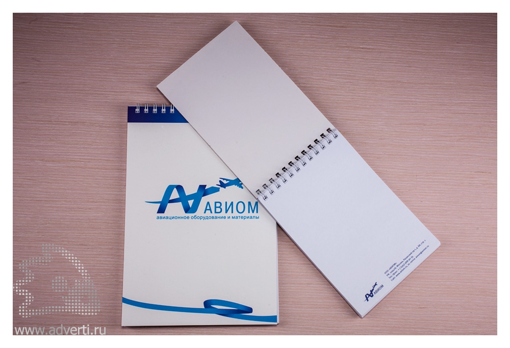 Печать на блокнотах - нанесение логотипов на заказ | Адверти